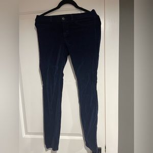 Navy blue velvet j brand 26